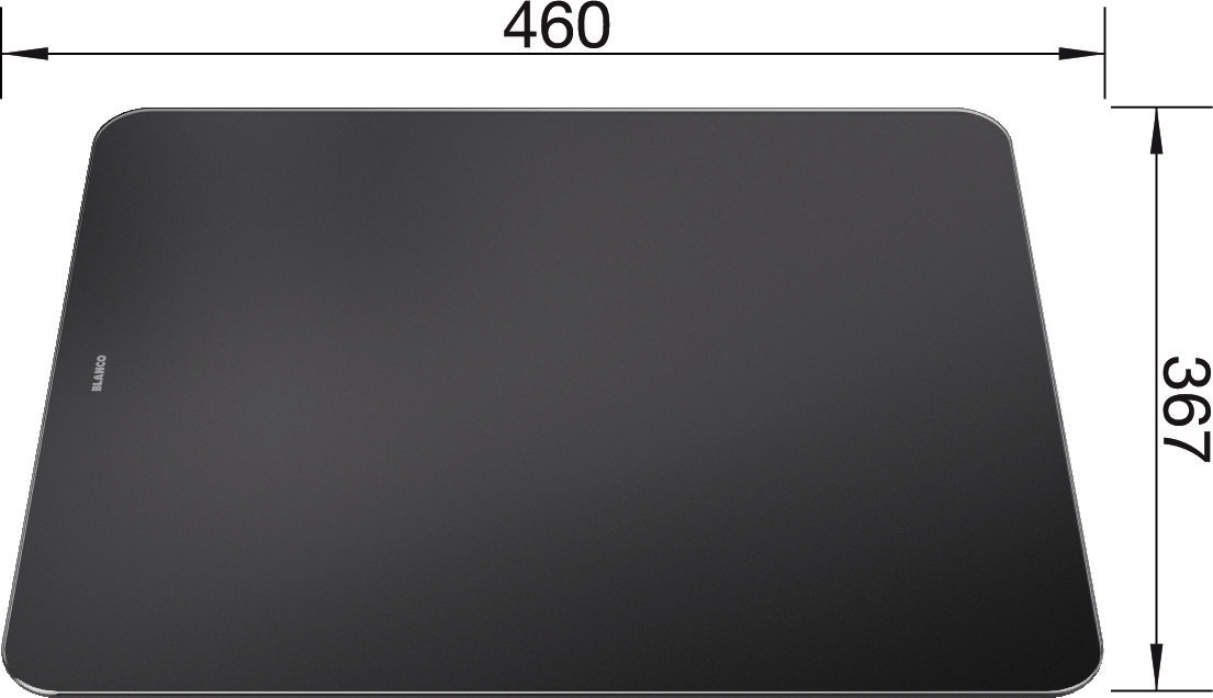 BLANCO Skærebræt glas ZENAR